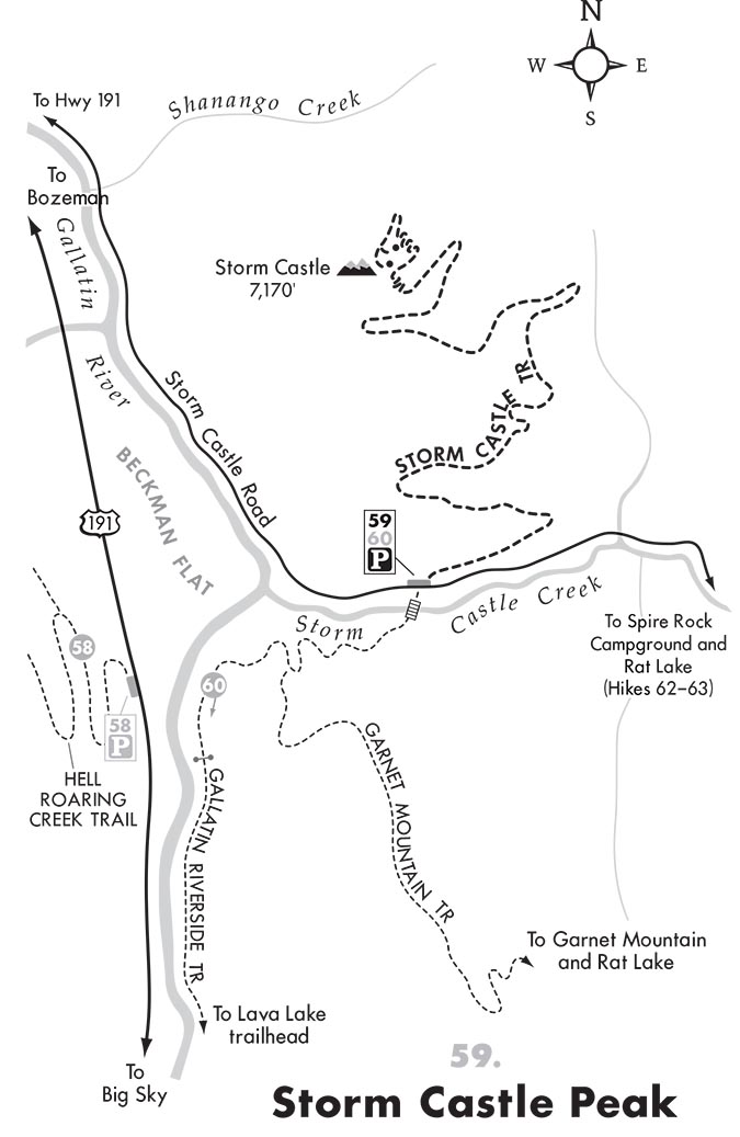 Robert Stone's Storm Castle Map