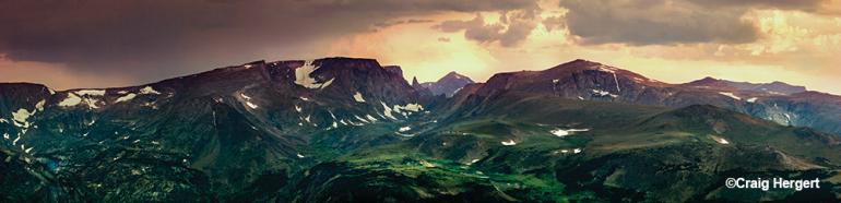 beartooths, mountains, panoramic