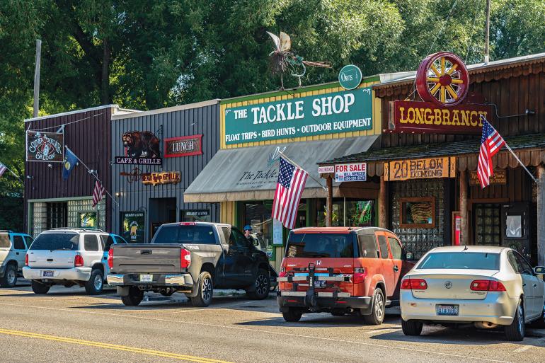 downtown ennis montana the tackle shop