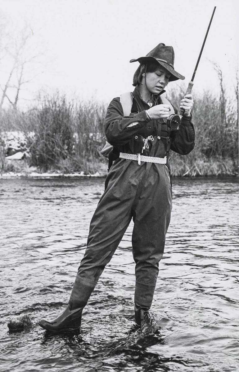 Annette Lilly Russ fishing