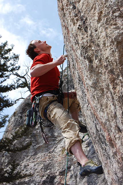 Rock climbing Bozeman Pass Montana