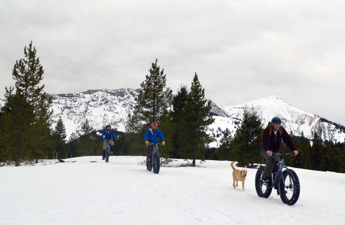 Fat-biking Outside Bozeman