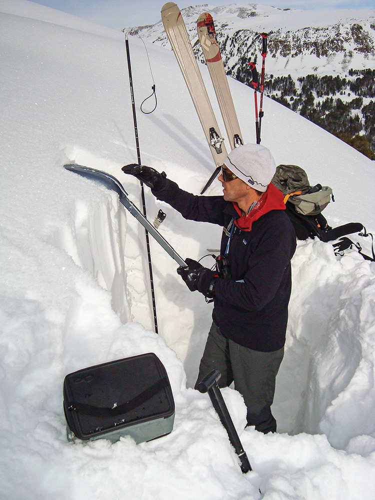 doug chabot, snow pit, gnfac, backcountry