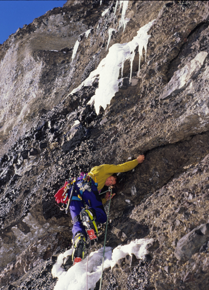 hyalite ice climbing outside bozeman