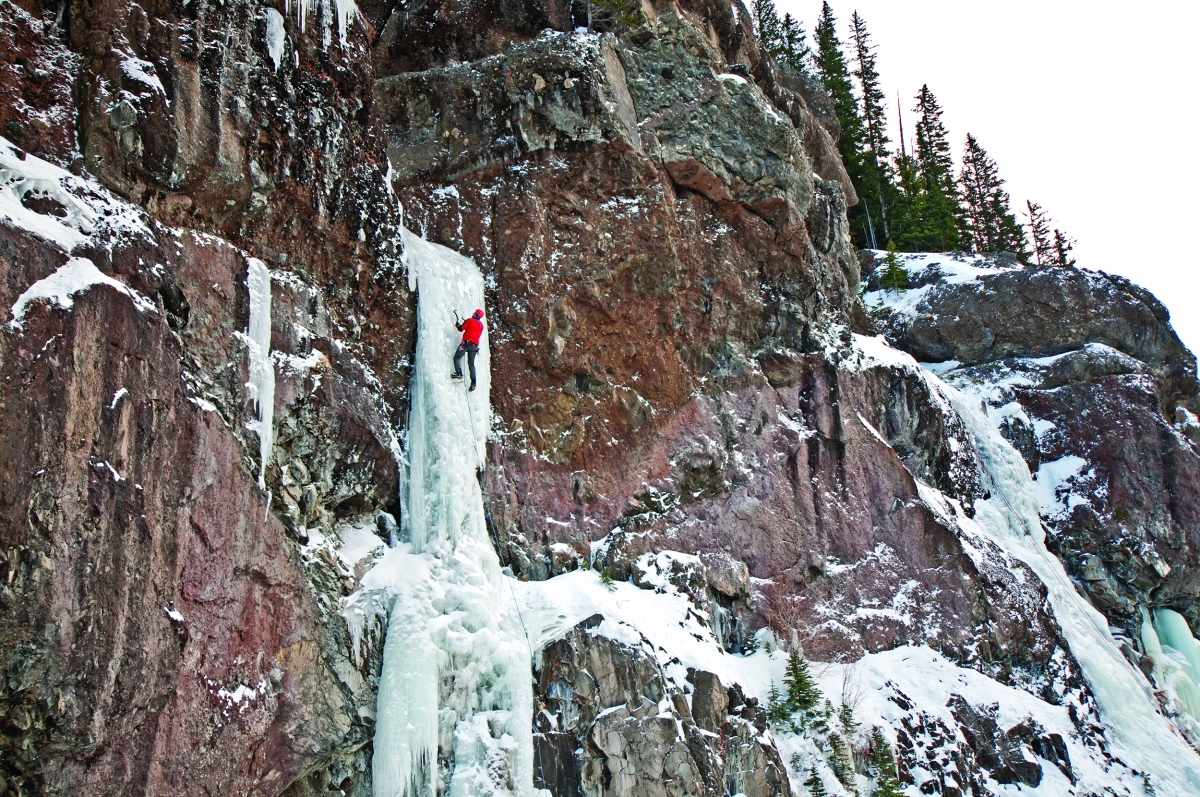 hyalite outside bozeman ice climbing montana