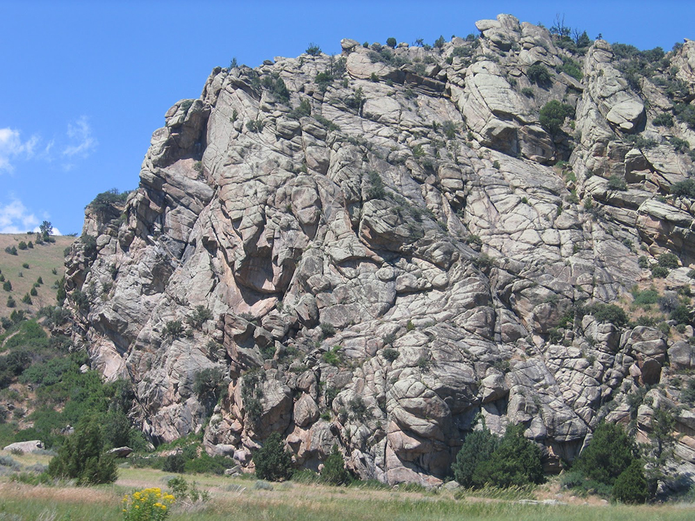 Neat Rock Outside Bozeman