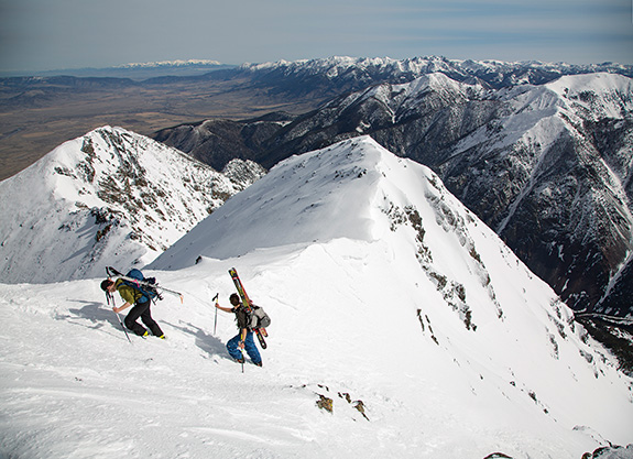 emigrant peak, skiing