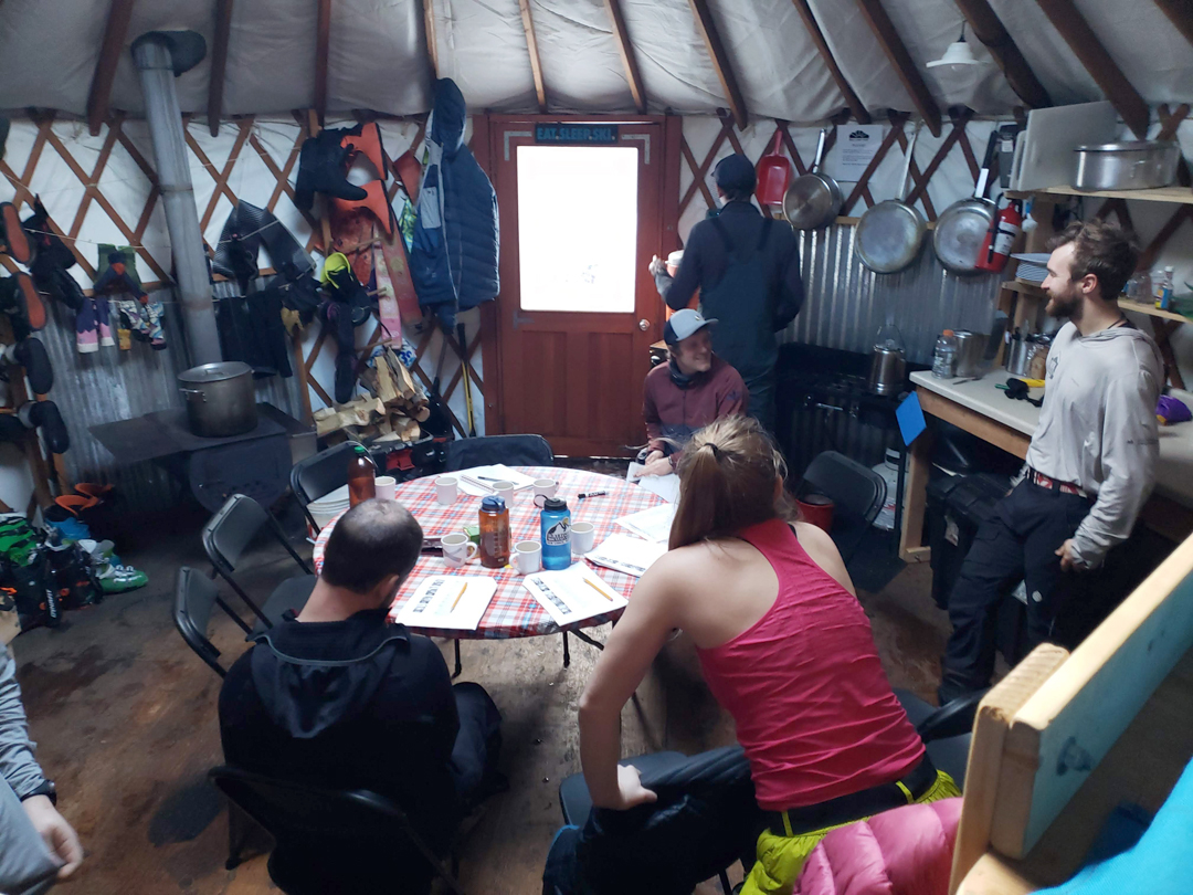 avalanche education, Outside Bozeman, Bell Lake Yurt