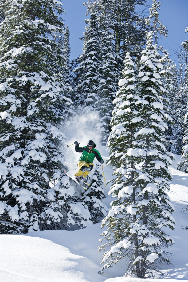 skiing, discovery ski area, cliff