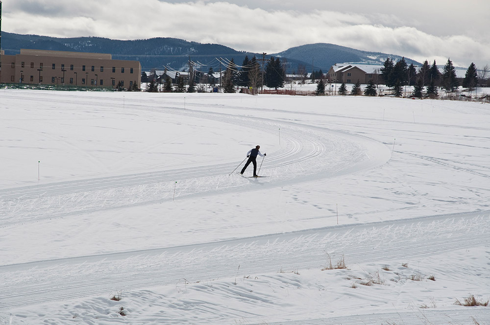 nordic skiing, sunset hills, cross country