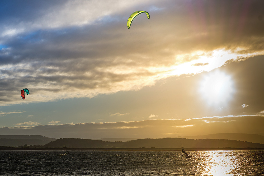 photo by Isla Friebe windsurfing kite surfing montana lakes