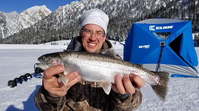 Outside Bozeman Ice Fishing Hebgen Lake