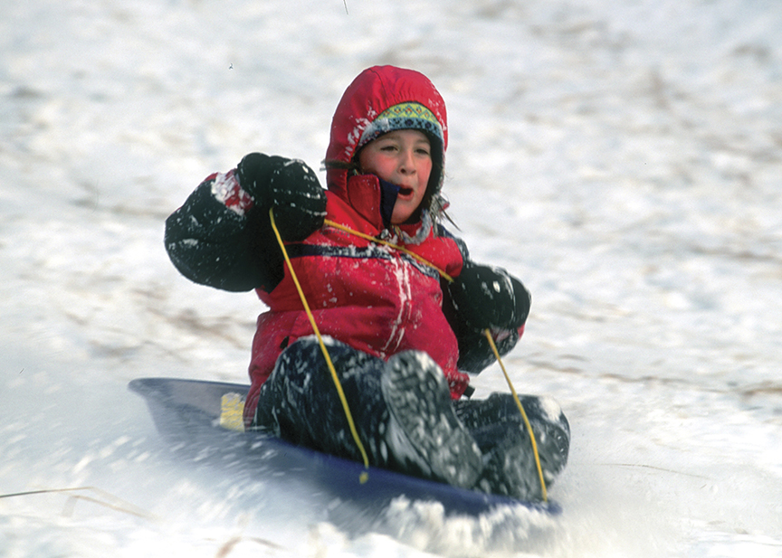 Outside Bozeman Sledding