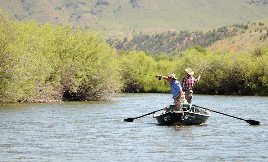 drift boat beaverhead fish