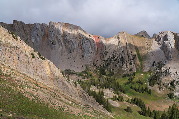 Frazier Basin, Bridger Mountains, Geology