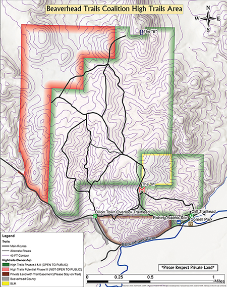 Beaverhead Trails Coalition, High Trails, Dillon