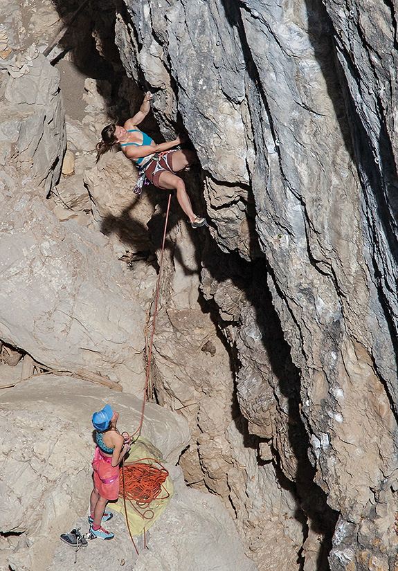 Climbing, Natural Bridge, Girls