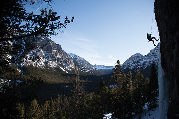 Ice Climbing, Hyalite Canyon, Bozeman, Montana