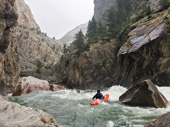 Dave Schroeder, Gallatin River, Whitewater Kayaking