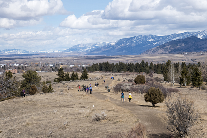 petes hill trail outside bozeman