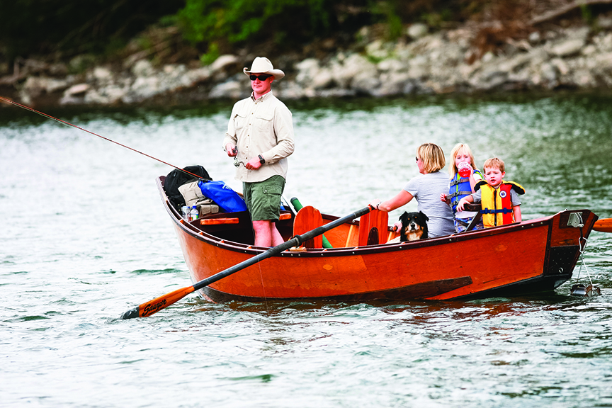 fishing yellowstone river drift boat