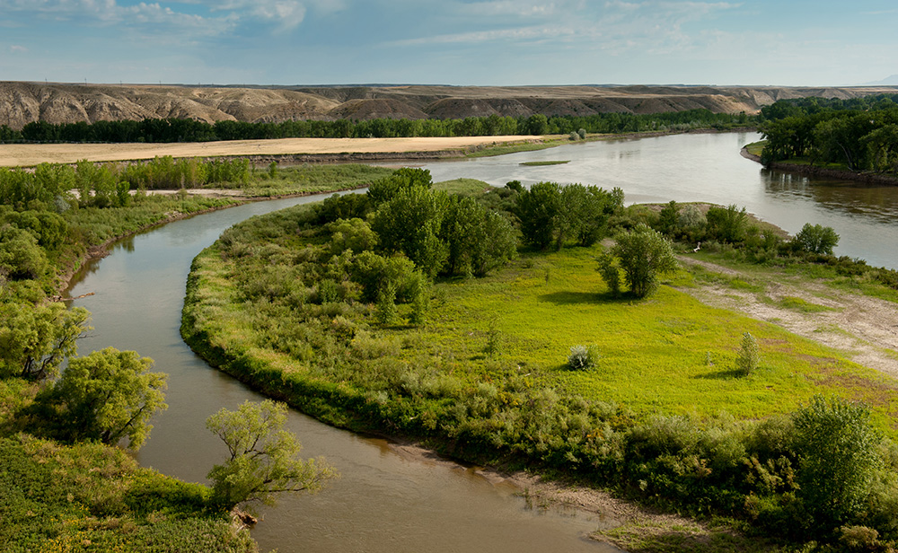 missouri river landscape