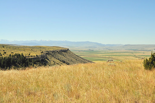 Outside Bozeman Madison Buffalo Jump State Park Montana