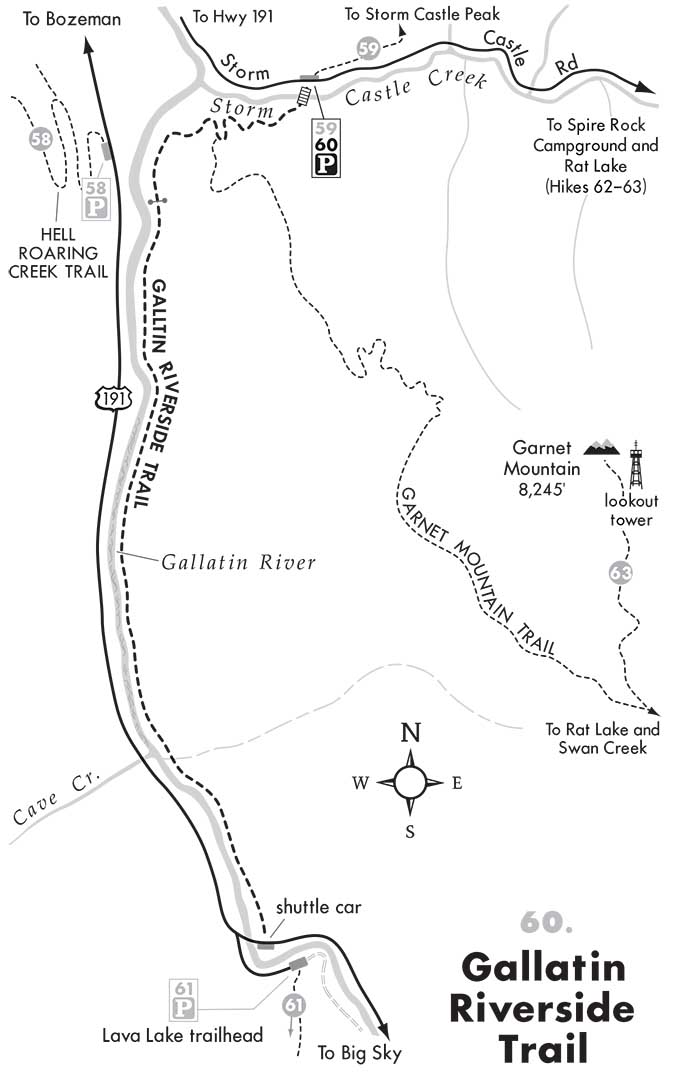 Robert Stone's Gallatin Riverside Trail Map