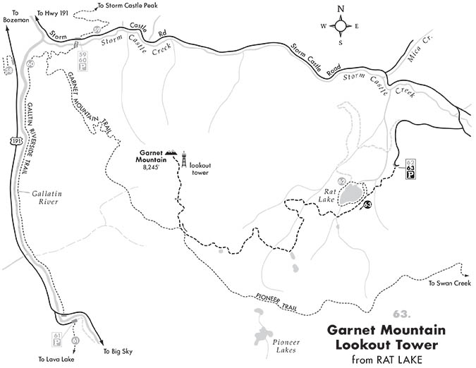 Robert Stone's Garnet Mountain Map