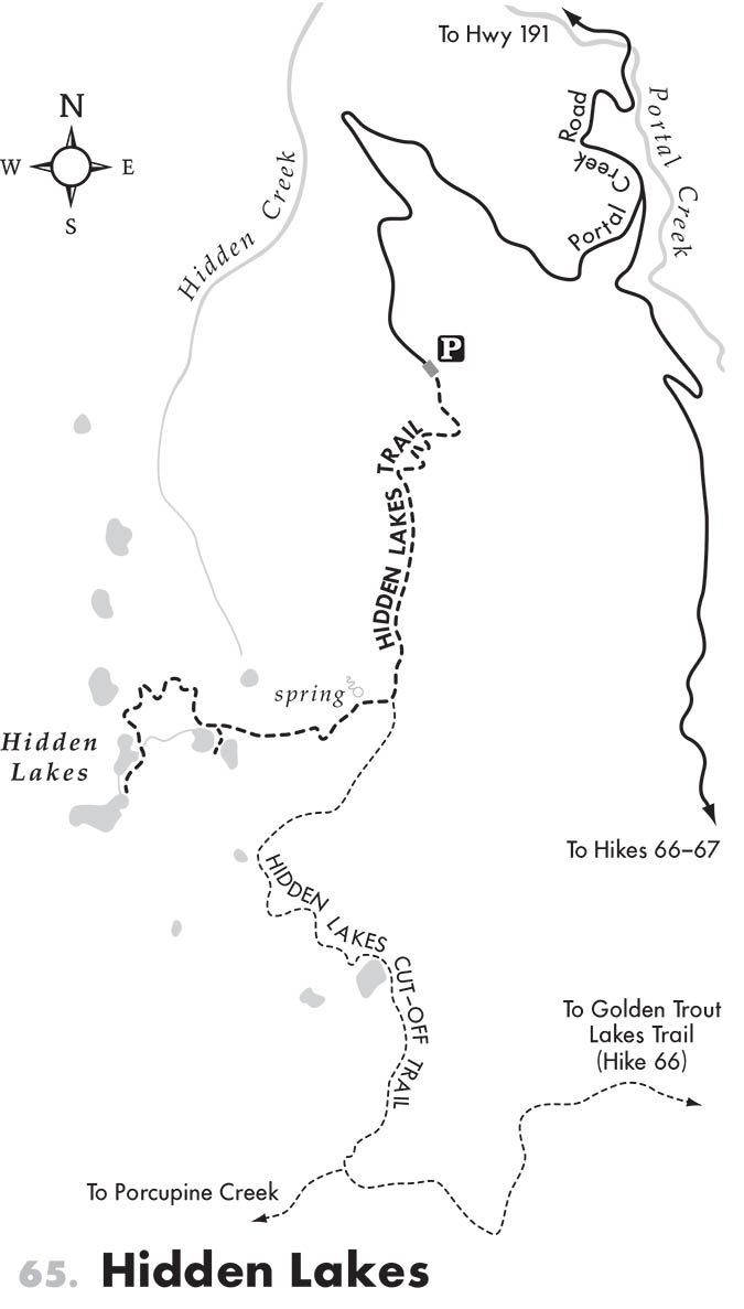 Robert Stone's Hidden Lakes Map