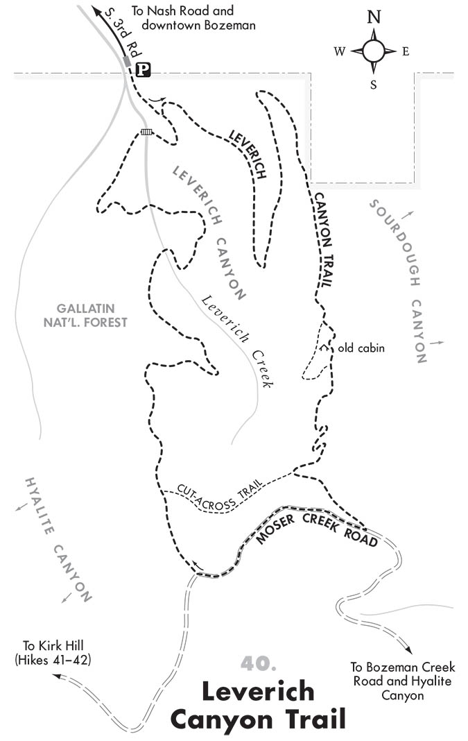 Robert Stone's Leverich Trail Map