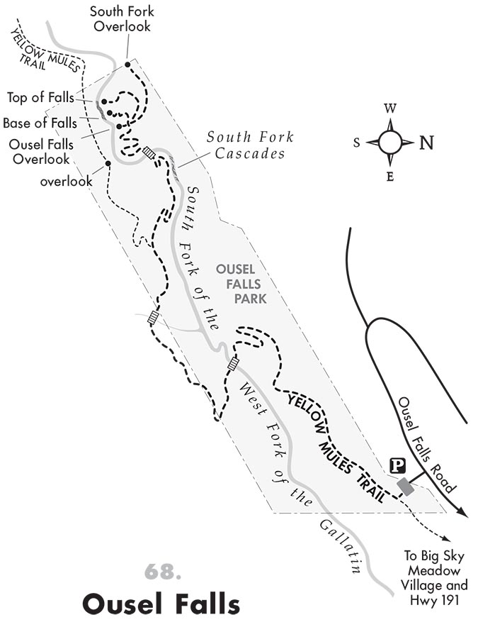 Robert Stone's Ousel Falls Trail Map