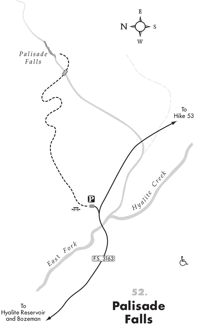 Robert Stone's Palisade Falls Trail Map