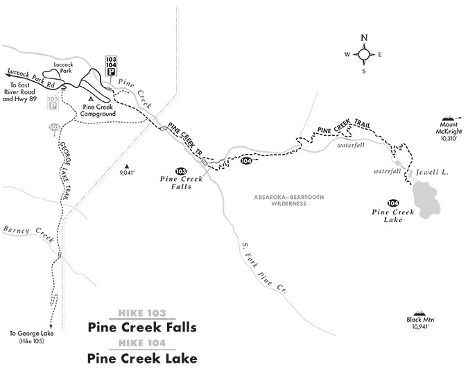Robert Stone's Pine Creek Map