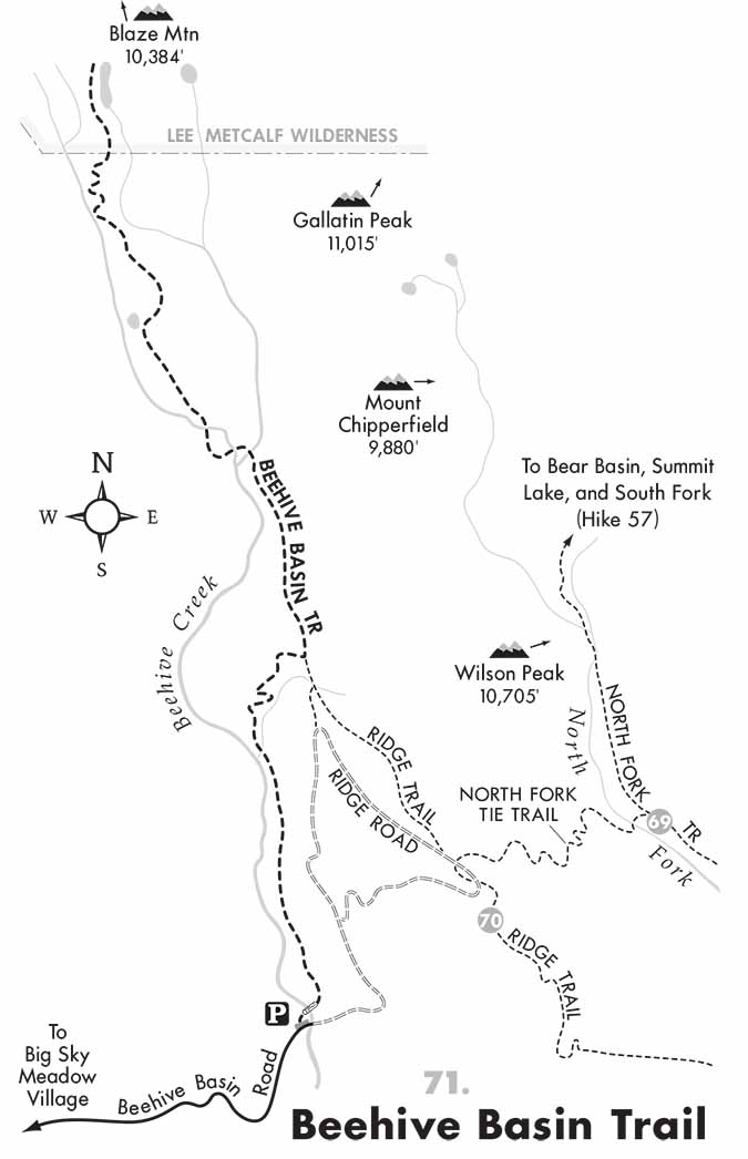 Robert Stone's Beehive Basin Map