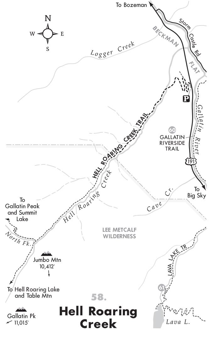 Robert Stone's Hell Roaring Creek Map