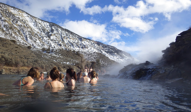 Boiling River Outside Bozeman Yellowstone