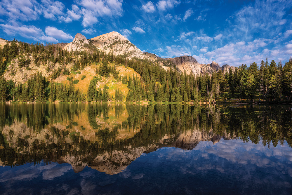 fairy lake landscape outside