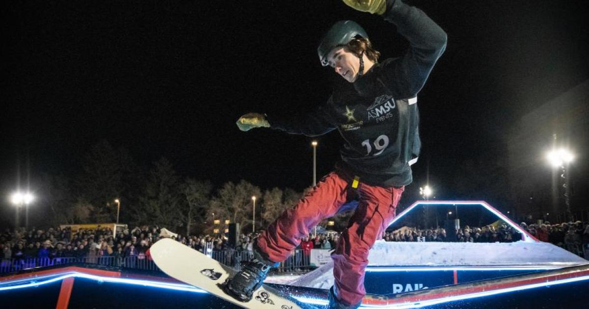 MSU Rail Jam Outside Bozeman