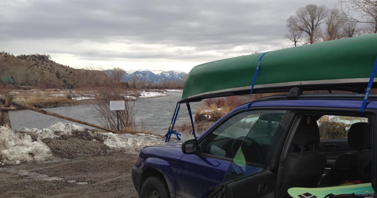 Canoes and Cold Hands Outside Bozeman