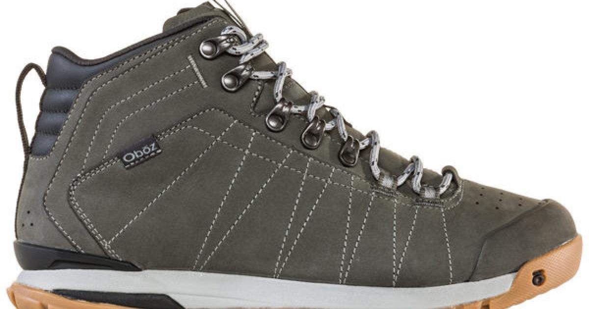 Oboz Bozeman Mid Leather Boots Mens 10.5 Brown Trail Hiking Backpacking Oboz Bozeman Mid B-DRY Boot - Men main image 2
