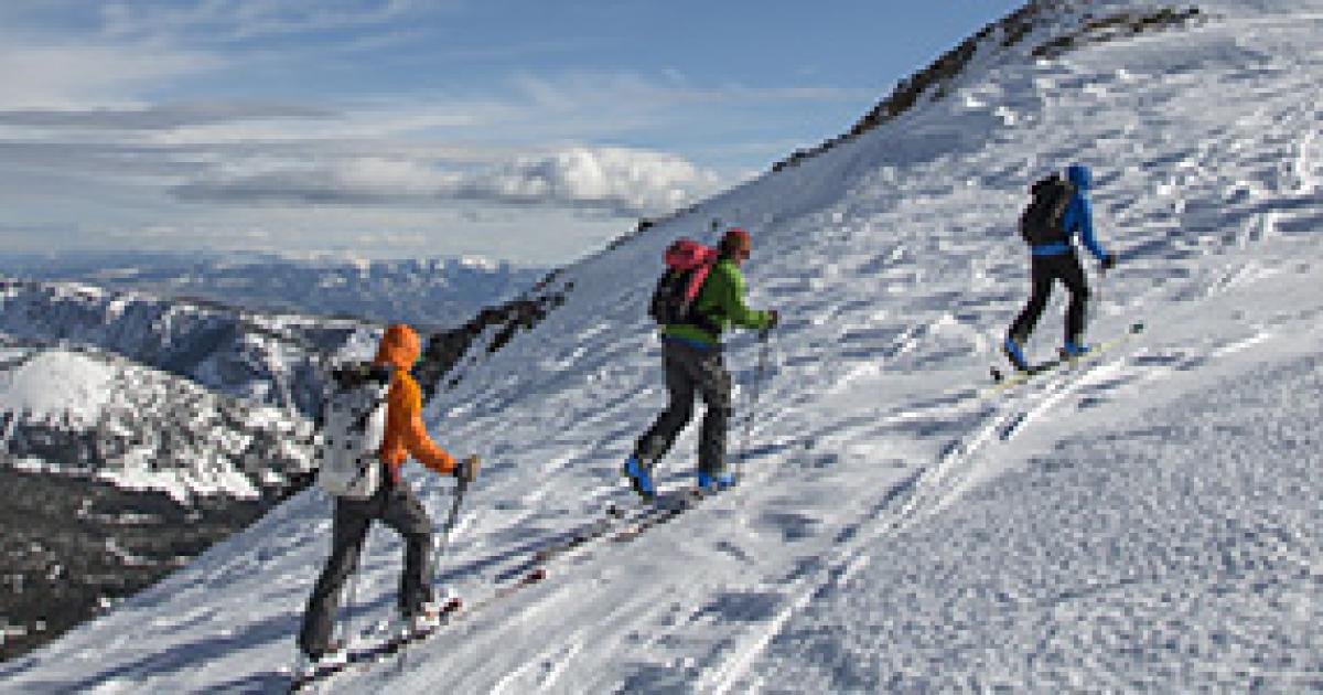 Backcountry Skiing Outside Bozeman