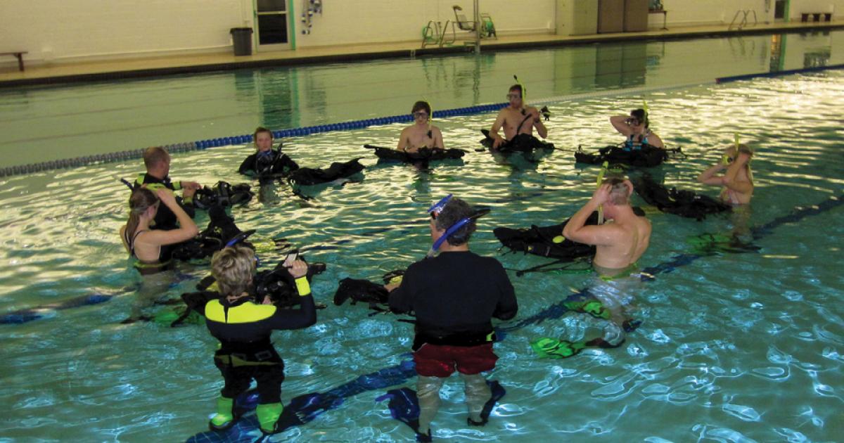Going Under for Scuba Certification Outside Bozeman