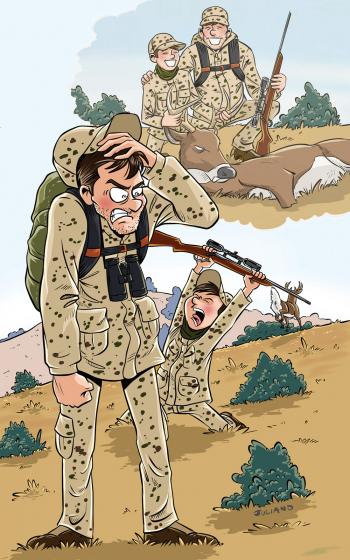 dream vs. reality, hunting with kids