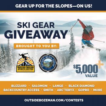 ski gear giveaway social media