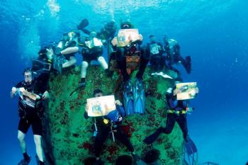 how far, scuba diving