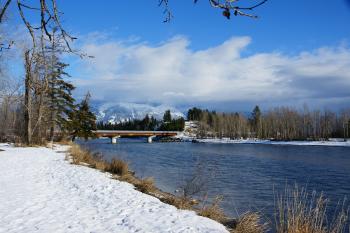 kalispell road trip wintertime