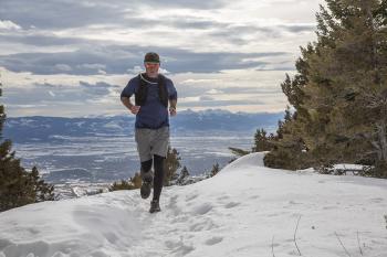 trail running, winter, bridgers, trails