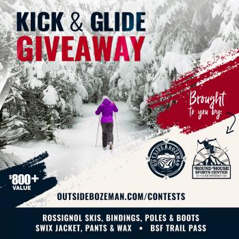 kick and glide giveaway outside bozeman 