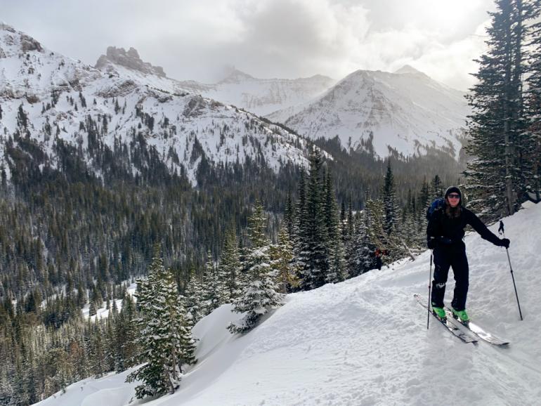 backcountry skiing, ski touring, cooke city